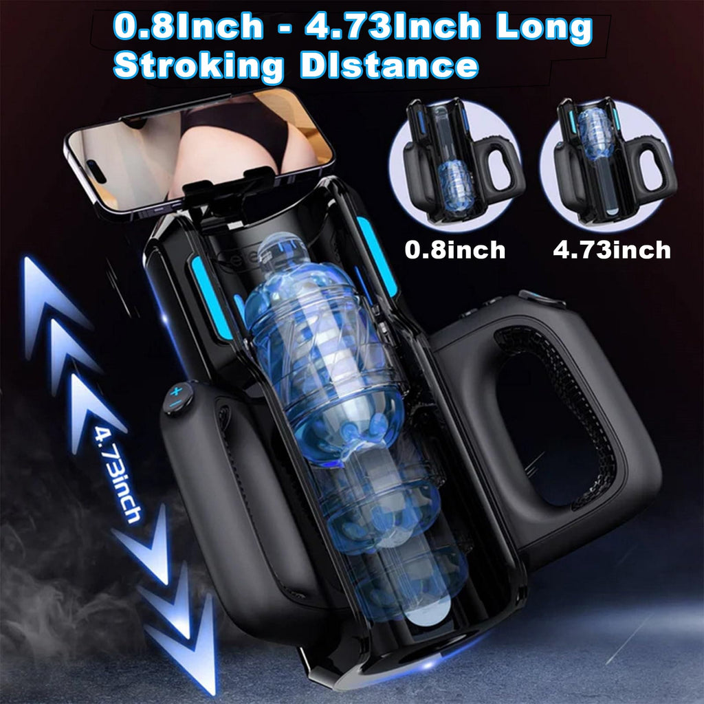 Leten Cannon King Pro Fully Automatic Stroker Ultra-Long Male Stroke Machine With Handle