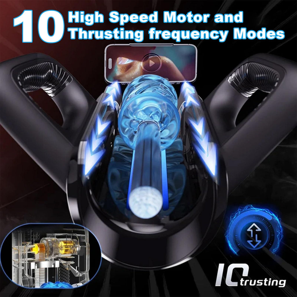 Leten Cannon King Pro Fully Automatic Stroker Ultra-Long Male Stroke Machine With Handle