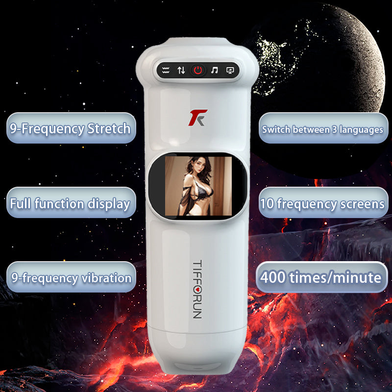 2026 New Stroker Uxol Heating 9 Vibration & 9 Thrusting Male Stroker with Moan Function, Full LCD Display Uxolclub Sex Toys for Men