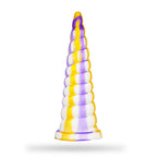 Colorful Threaded Silicone Special-Shaped Artificial Dildo