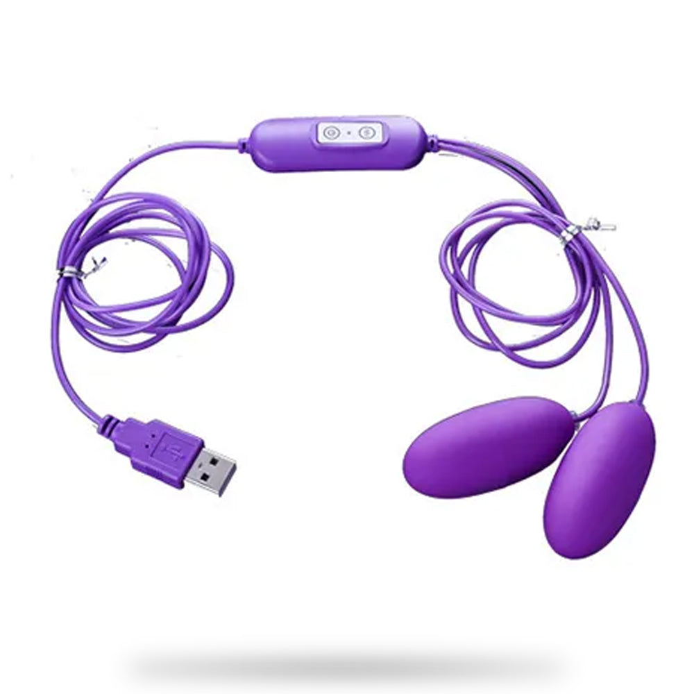 USB Charging Double-Bouncing Eggs Vibrator