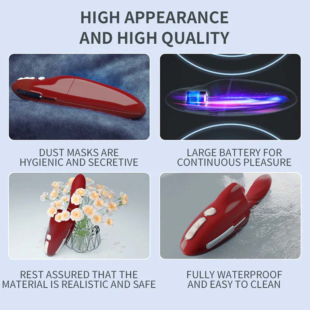 UXOL -3In1 Wireless Remote Control Wearable Telescopic Vibrating Intelligent Heated Dildo