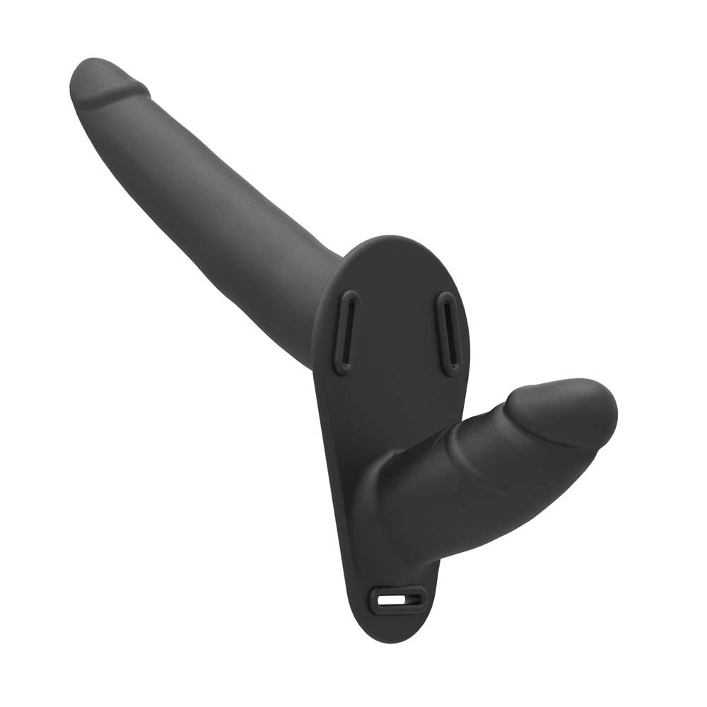 Double Scalp Pants Wear Female Masturbation Device Silicone Dildo