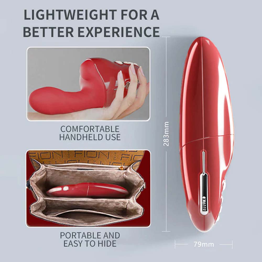 UXOL -3In1 Wireless Remote Control Wearable Telescopic Vibrating Intelligent Heated Dildo