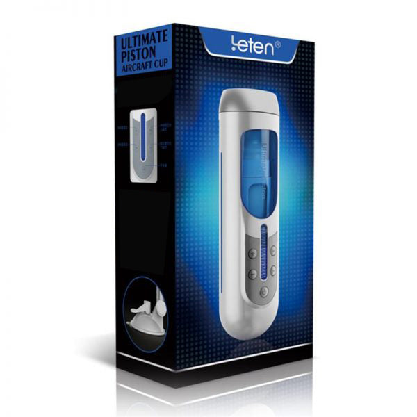 Leten A380 2ND Generation Powerful Vibration Hands Free Male Stroker Realistic Vagina & Intelligent Voice Control