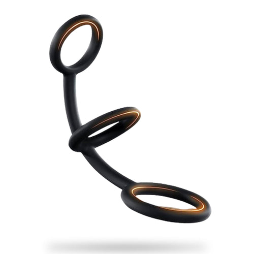 3 in 1 Cock Ring Erection Enhancing Stamina Prolonging