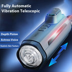 Leten Submarine Telescopic Vibration Sound Male Stroker