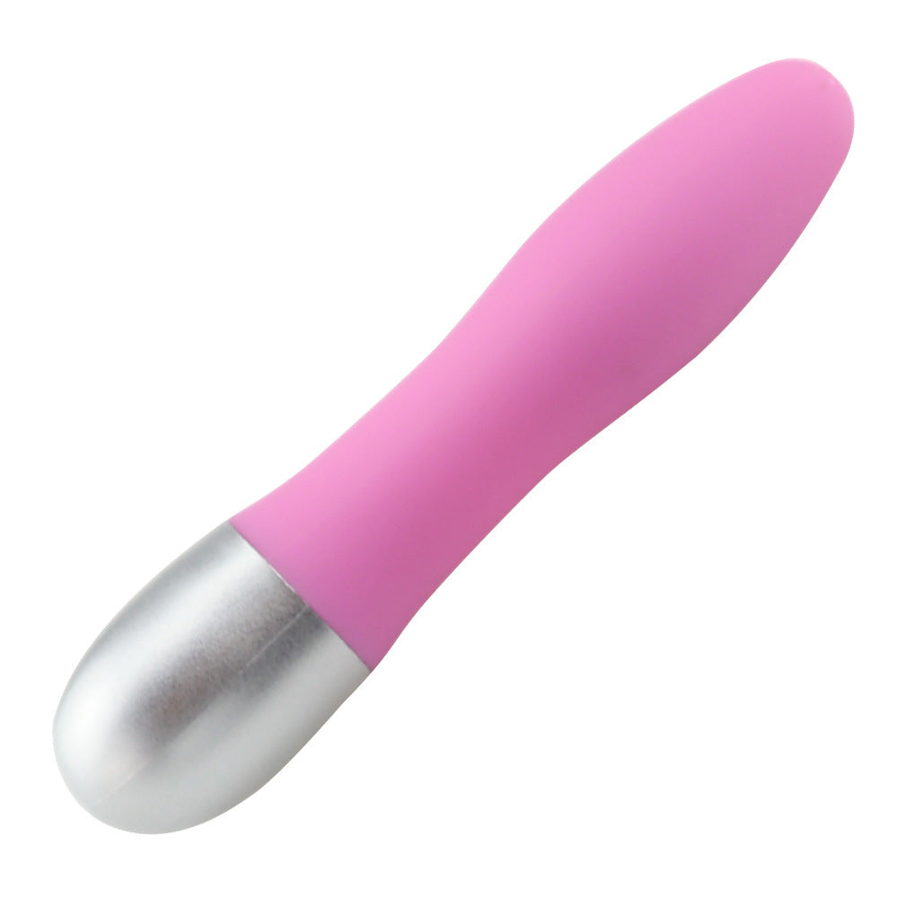 Silver Cap Waterproof Mute AV Vibration Massager