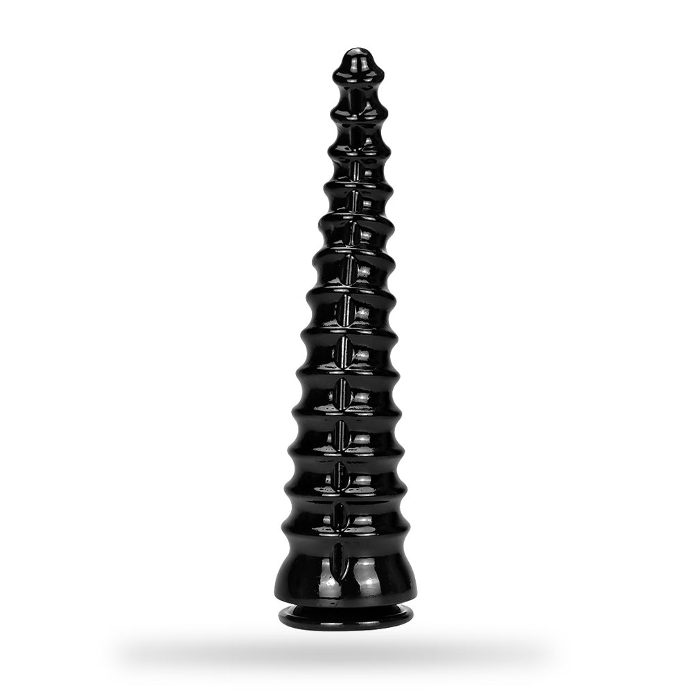 13 Inch Special Shaped Pointed Anal Plug Silicone Realistic Huge Dildo