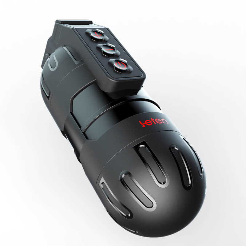 Leten Grenade Blowjob Simulator 10 Vibrating 2 in 1 Fleshlight & Pussy Pocket APP Control