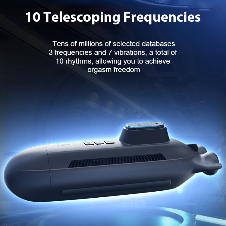 Leten Submarine Telescopic Vibration Sound Male Stroker