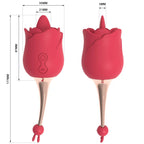 10 Vibrations Rose Suction Vibrator Masturbation Massager