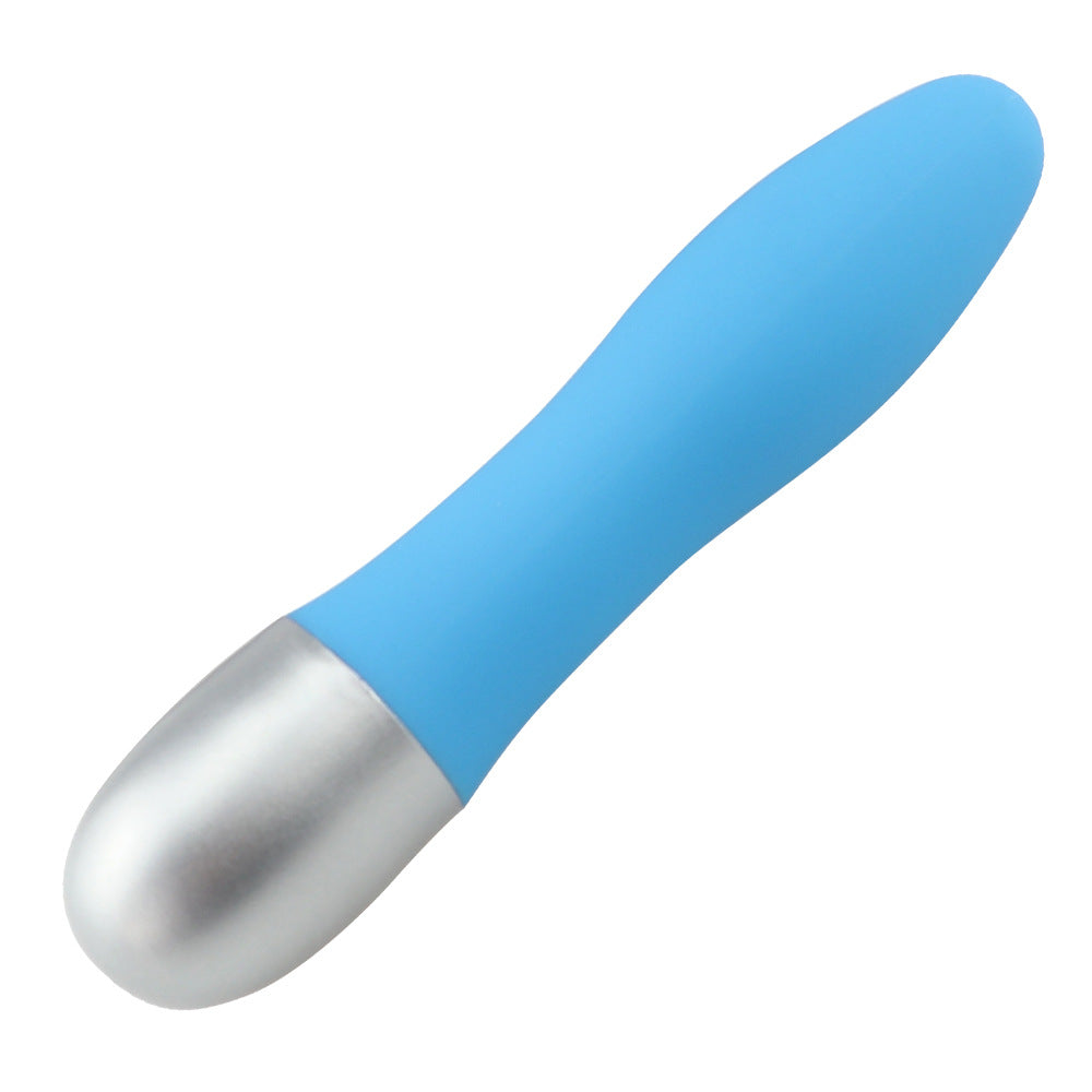 Silver Cap Waterproof Mute AV Vibration Massager
