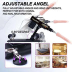 Fully Automatic Telescopic 6-Attachment Push-In Masturbation Machine
