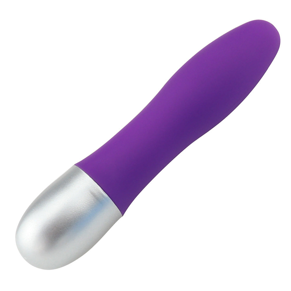 Silver Cap Waterproof Mute AV Vibration Massager