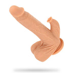 4 in 1 Clitoral Stimulation Suction Cup Realistic Dildo 8.7 Inch