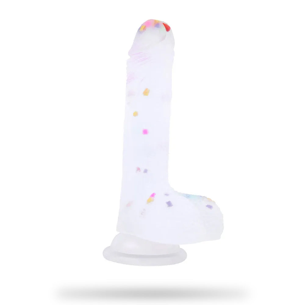 Jelly Color Silicone Dildo