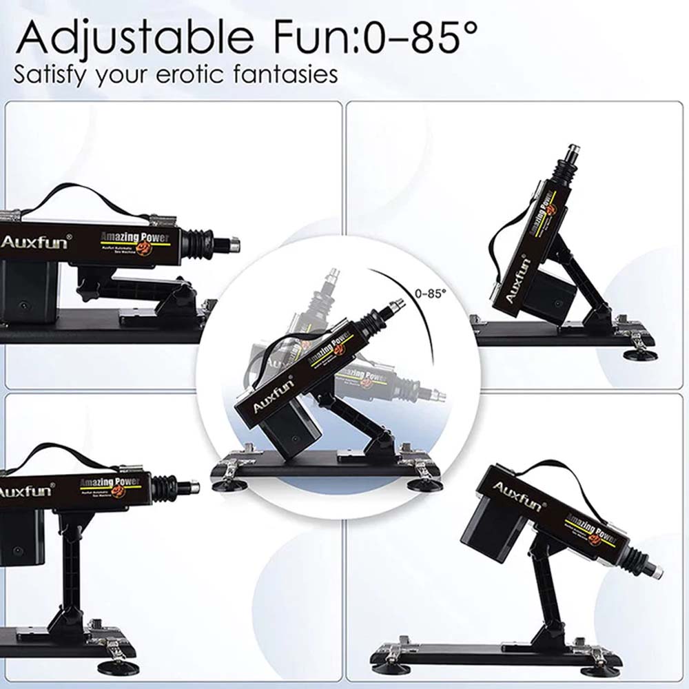 Fully Automatic Telescopic 6-Attachment Push-In Masturbation Machine