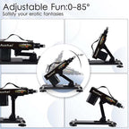 Fully Automatic Telescopic 6-Attachment Push-In Masturbation Machine
