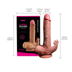 Tarzan Dildo Bendable Thrusting Dildo With Suction Cup 8.86 Inch