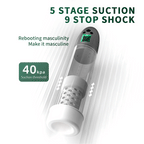 LG110 Remote Control Automatic Suction Male Stroker with LED Display