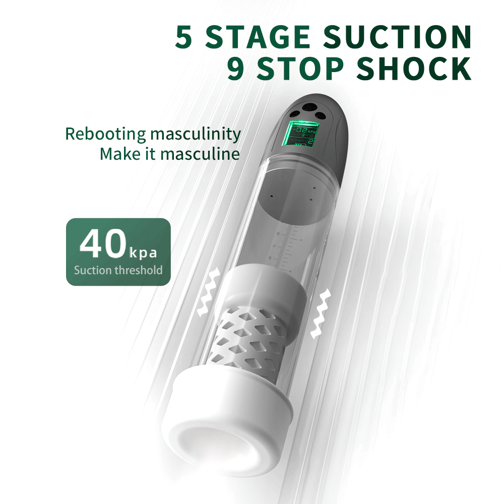 LG110 Remote Control Automatic Suction Male Stroker with LED Display