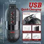 Leten Grenade Blowjob Simulator 10 Vibrating 2 in 1 Fleshlight & Pussy Pocket APP Control