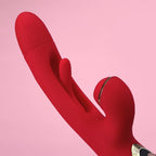 Stardust Flapping Rabbit Vibrator - Red