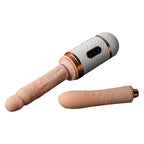 7-Frequency Telescopic Vibration Hands-Free Automatic Thrust Women's Masturbation Device Realistic Dildo Vibrator