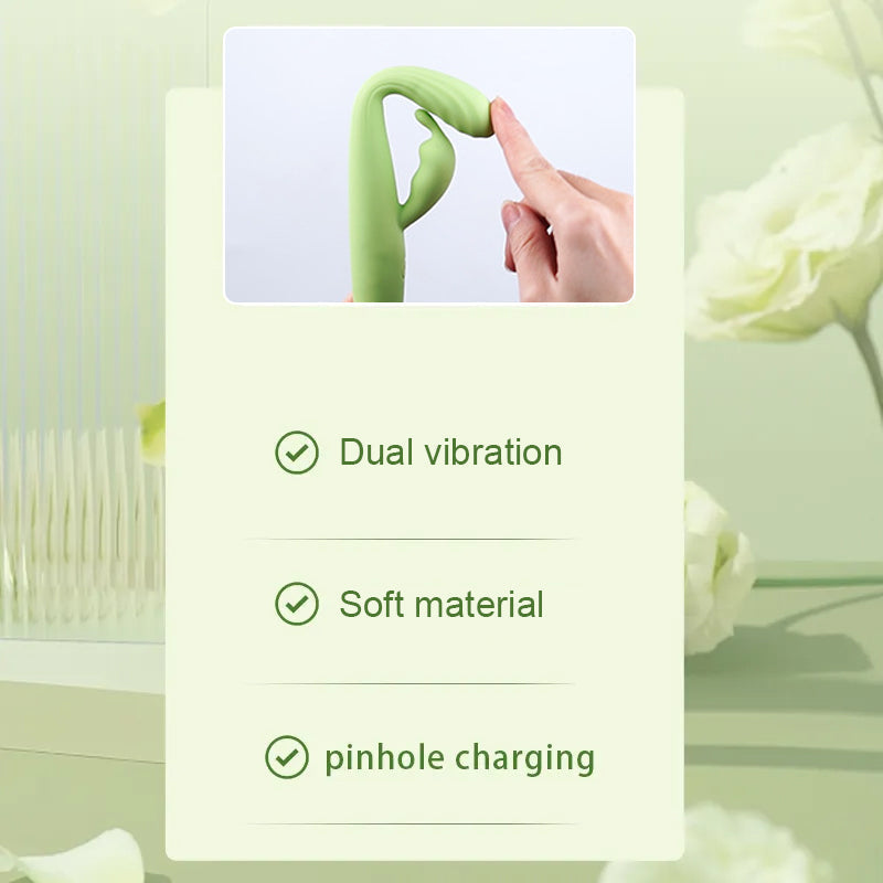 10 Frequency Dual Vibration G-Spot Vibrator