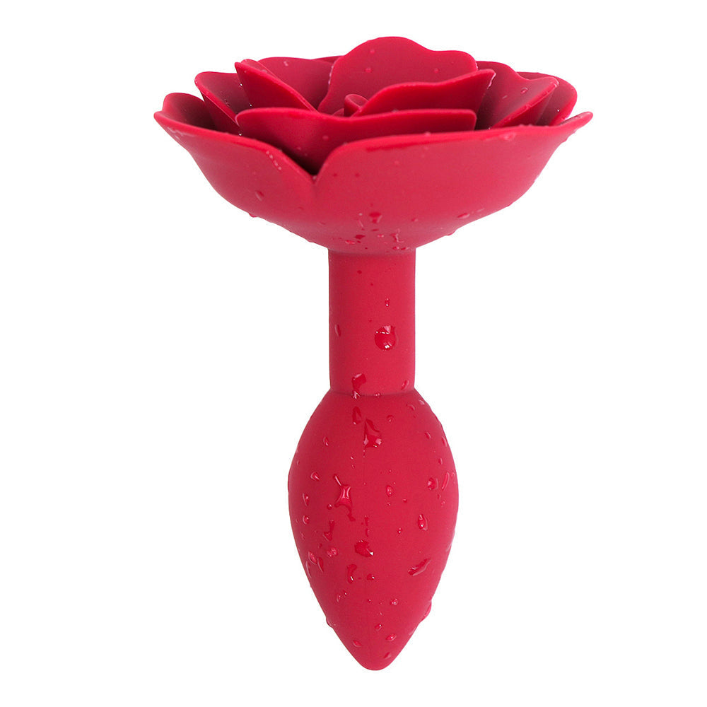 Rose Red Butt Plug Training Butt Plug Backyard Sex Toys
