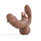 10 Modes Double Head Thrusting Dildo Retractable Curved Dildo