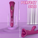 3 in 1 G-spot Vibration Slap Tongue Licking Rabbit Vibrator