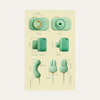SVAKOM Multifunctional Camera Suckers Vibrators-Green Female Masturbators Adult Erotic Products
