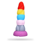 8 Inch Rainbow Dildo Silicone Best Suction Cup Allovers Dildo