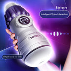Leten Voice Interaction Sucking Male Stroker Rechargeable Stroker