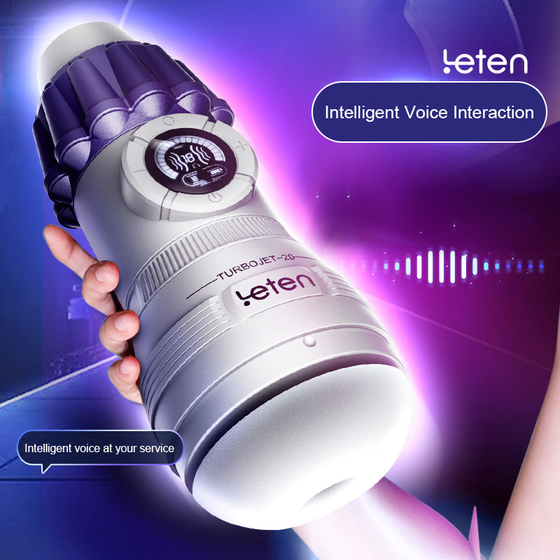 Leten Voice Interaction Sucking Male Stroker Rechargeable Stroker