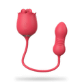 Rose Immortal Flower Double Head Telescopic Masturbator