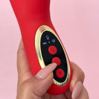 Stardust Flapping Rabbit Vibrator - Red