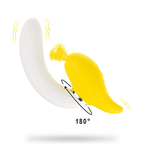 Banana Vibrating Dildos Spin  Suck Telescoping Dildo