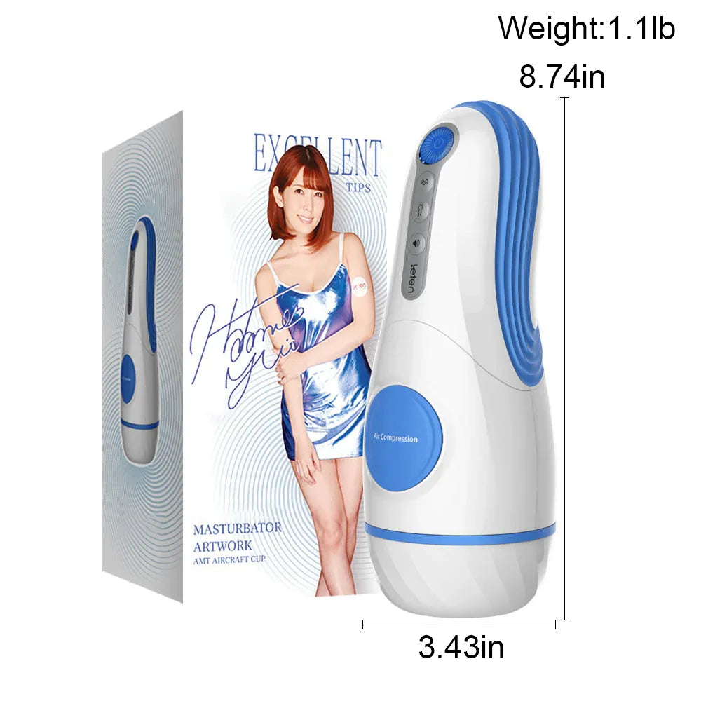 Leten Sm360 3 Frequency Clip Suction Vibration Pronunciation Male Stroker