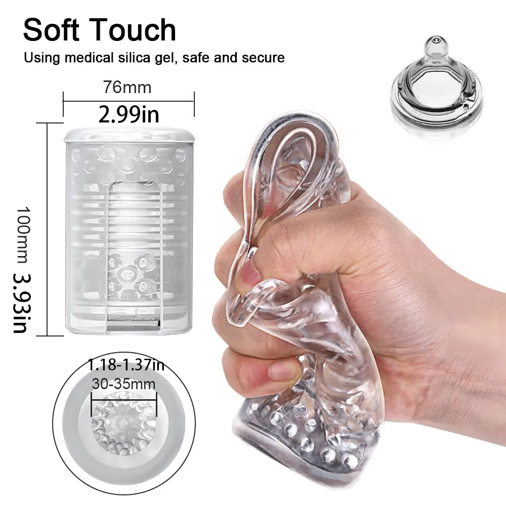 VelocityStimⅡ 10 Frequency Masturbation cup - Electric Telescopic Blowjob Simulator