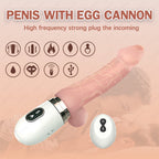 Remote Control Automatic 7-Frequency Telescopic Vibration Intelligent Heating Dildo