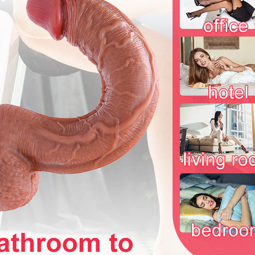 12.8 Inch Most Realistic Dildo| Allovers Thrusting Dildo