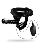 Wireless Remote Control Vibrating Bondage Wearable Double-Ended Realistic Silicone Dildo