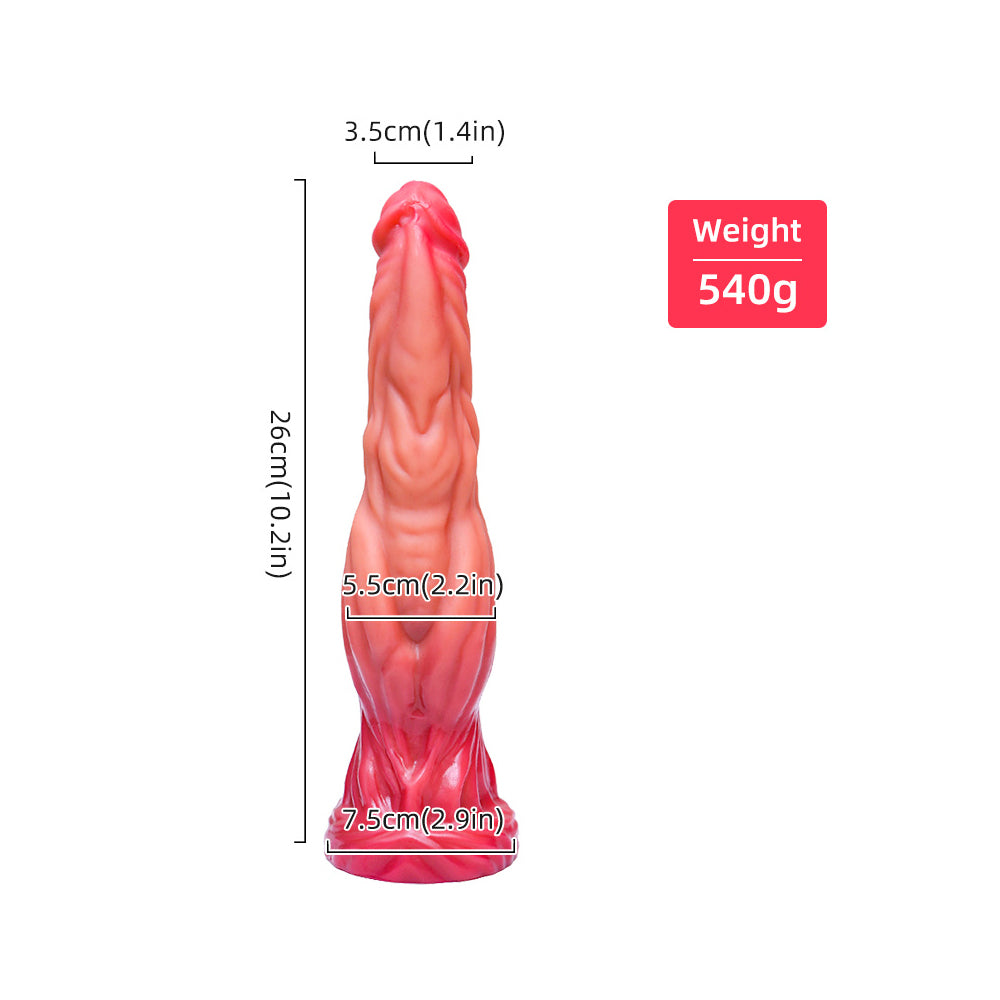 10.2 Inch Extra Large Dildo| with Veined Allovers Dildo