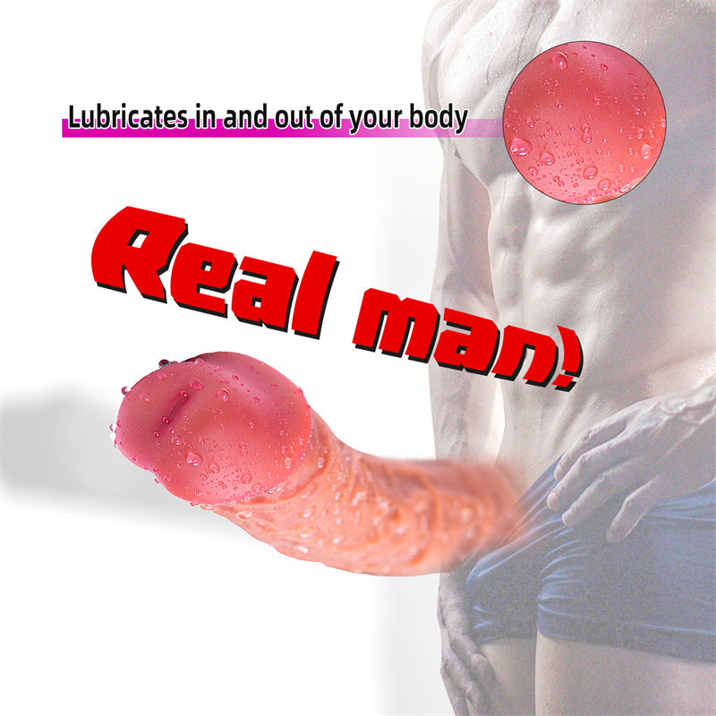 9.8 Inch Extra Large Dildo | Double Foreskin Swing Allovers Dildo