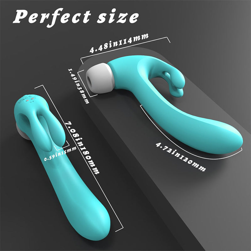 2 In 1 Rabbit Sucking Hammer Vibrator
