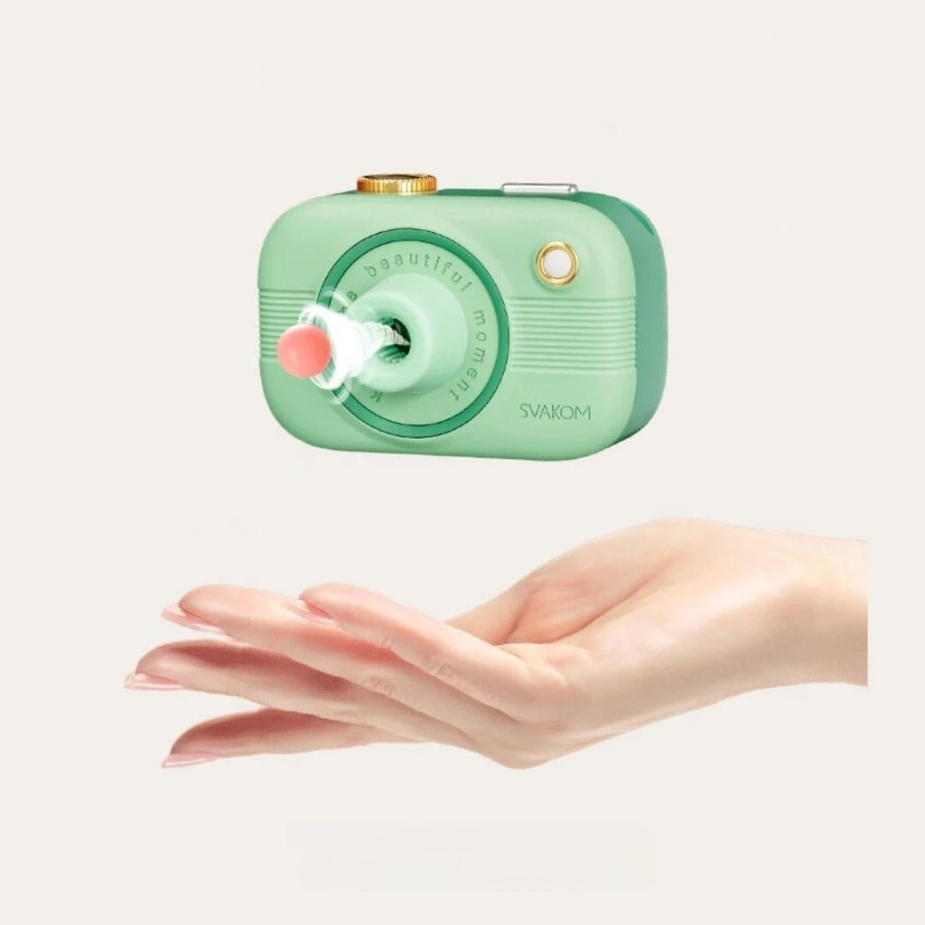 SVAKOM Multifunctional Camera Suckers Vibrators-Green Female Masturbators Adult Erotic Products