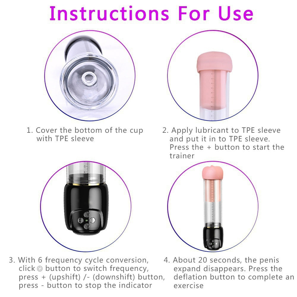 VeloThrust 6-Mode Suction Vacuum Male Stroker